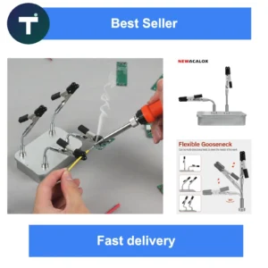 NEWACALOX Soldering Helping Hands 4 Magnetic Flexible Arm PCB Clamp Welding Tool